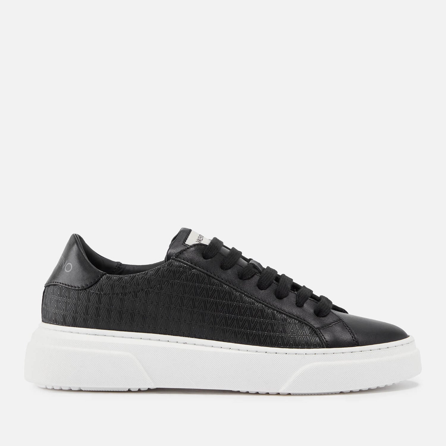 Valentino Shoes Stan Logo-Jacquard Leather Trainers - UK 3