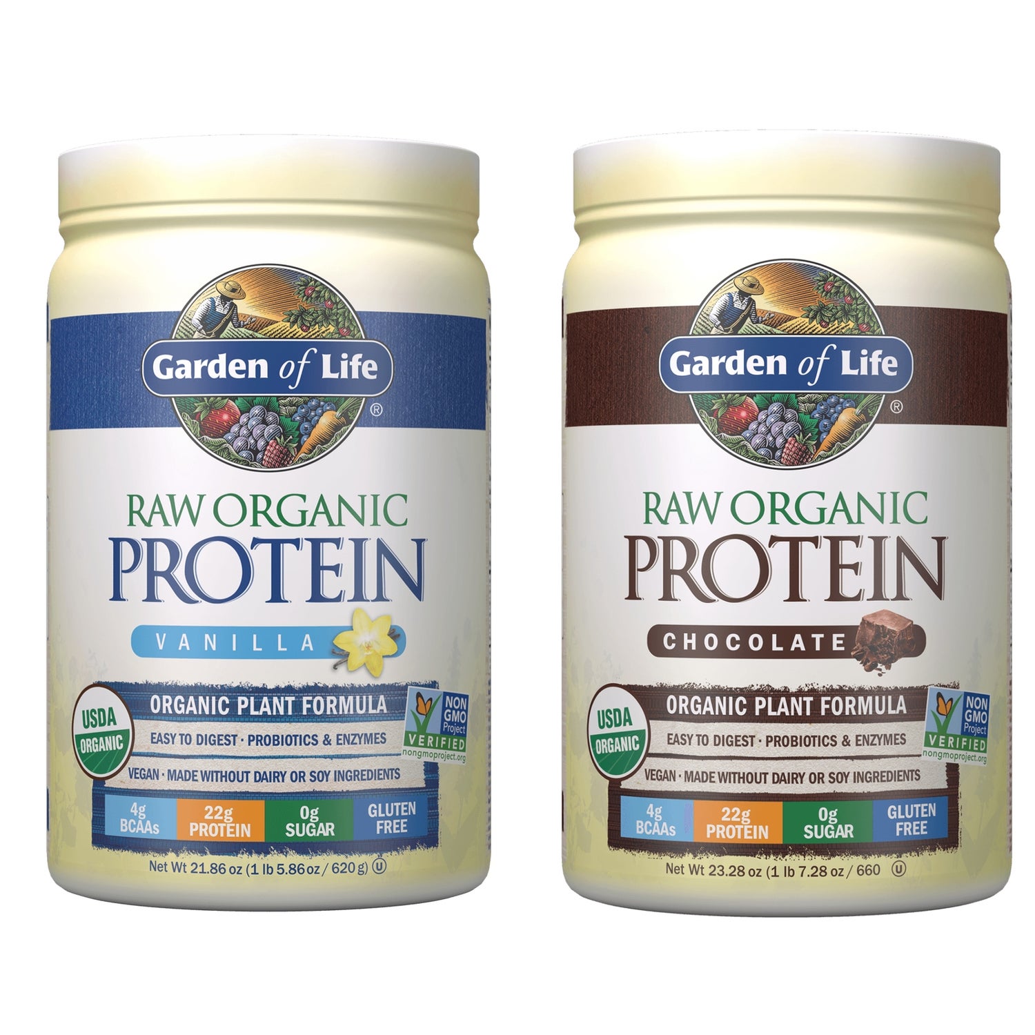 Garden of Life Raw Organic Vanilla and Chocolate Protein Bundle