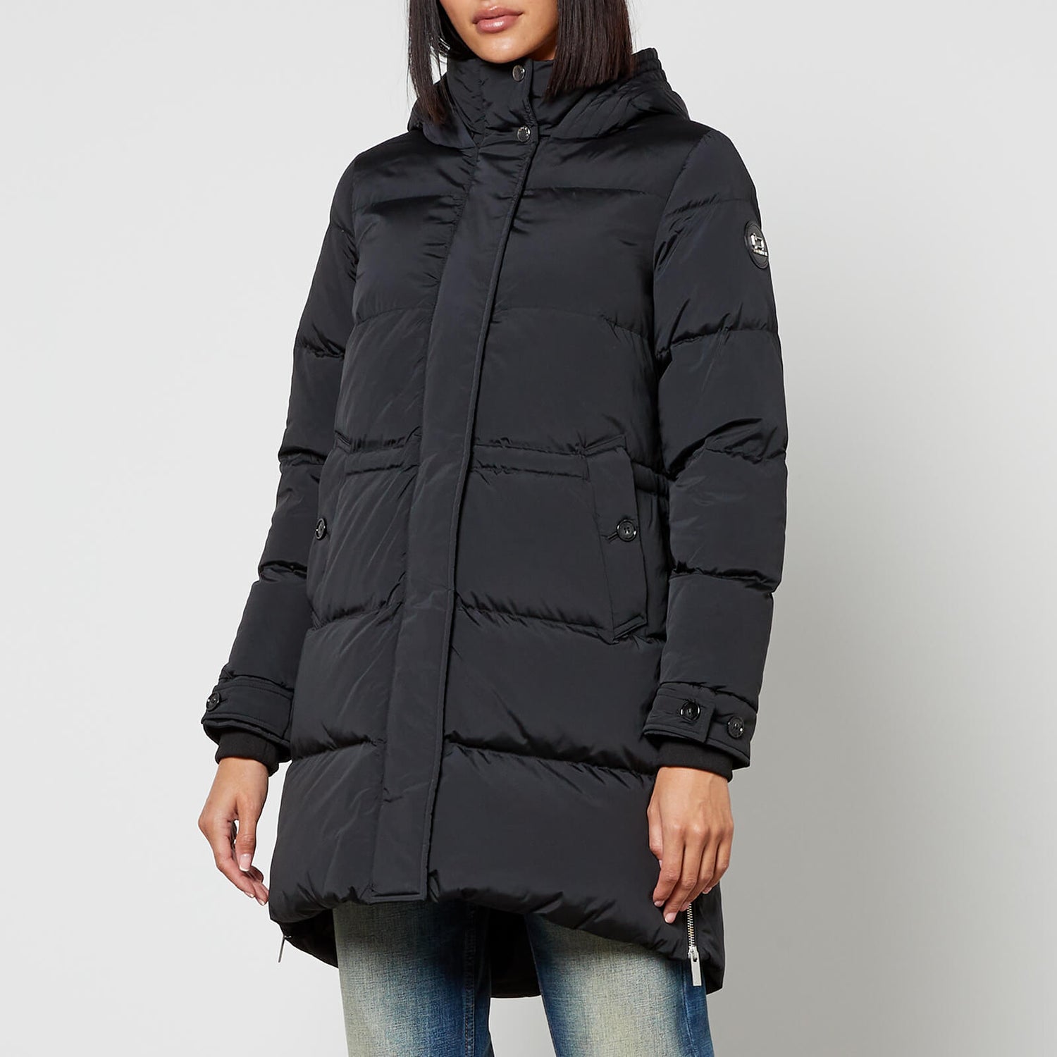 Woolrich Alsea Quilted Shell Down Hooded Parka - XS