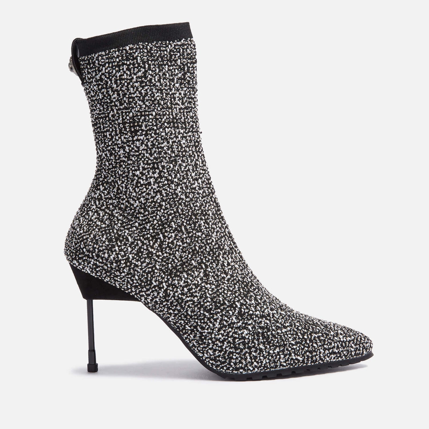 Kurt Geiger London Barbican Embellished Knit Heeled Boots