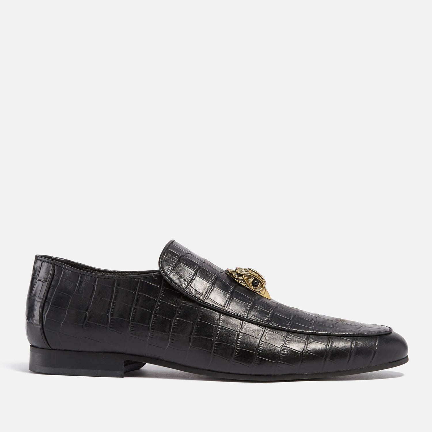 Kurt Geiger London Hugh Eagle Croc-Effect Leather Loafers