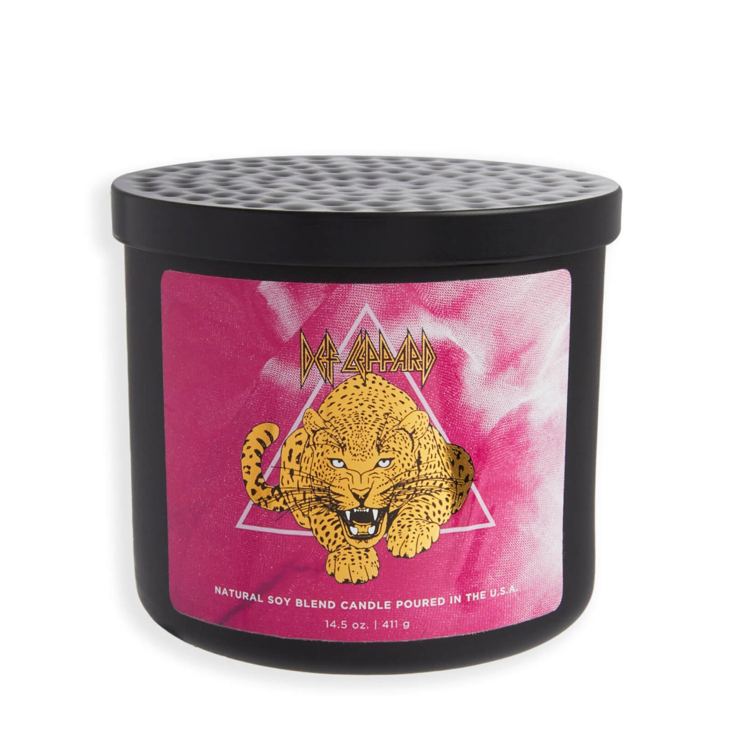 Rock & Roll Beauty Def Leppard Pink Leppard Candle