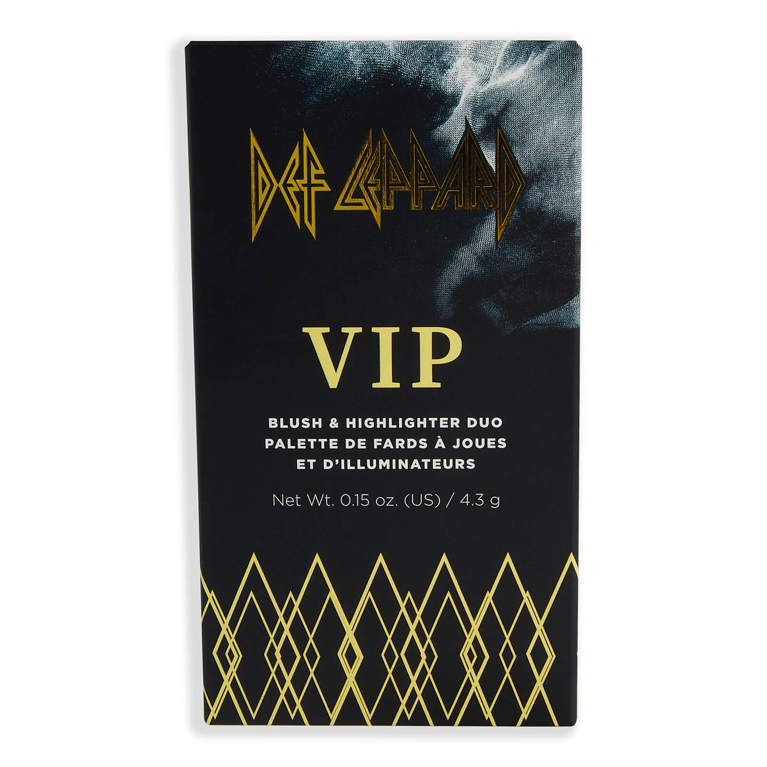 Rock & Roll Beauty Def Leppard VIP Backstage Pass Blush & Highlighter Duo - Black/Leopard Skin