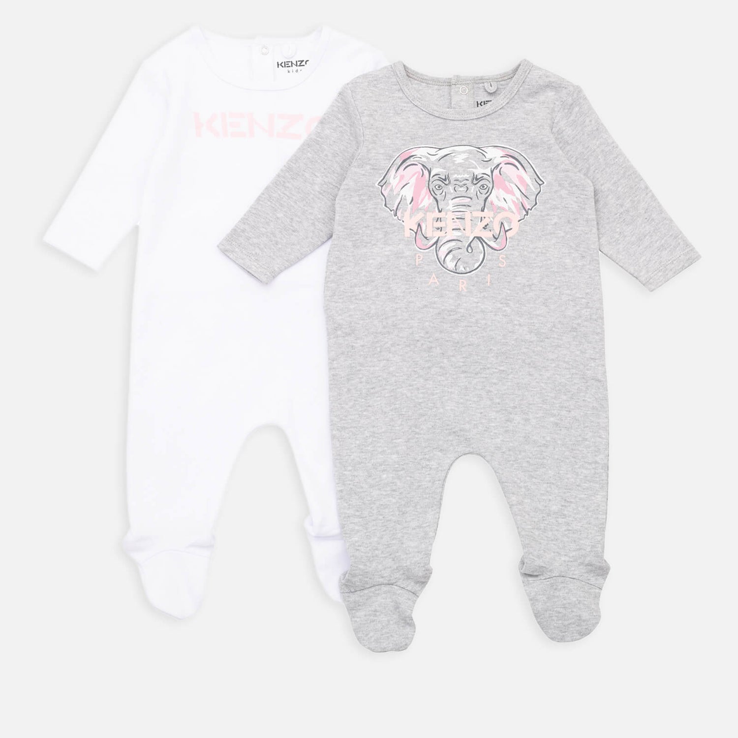 KENZO Babies’ Cotton Babygrow Set