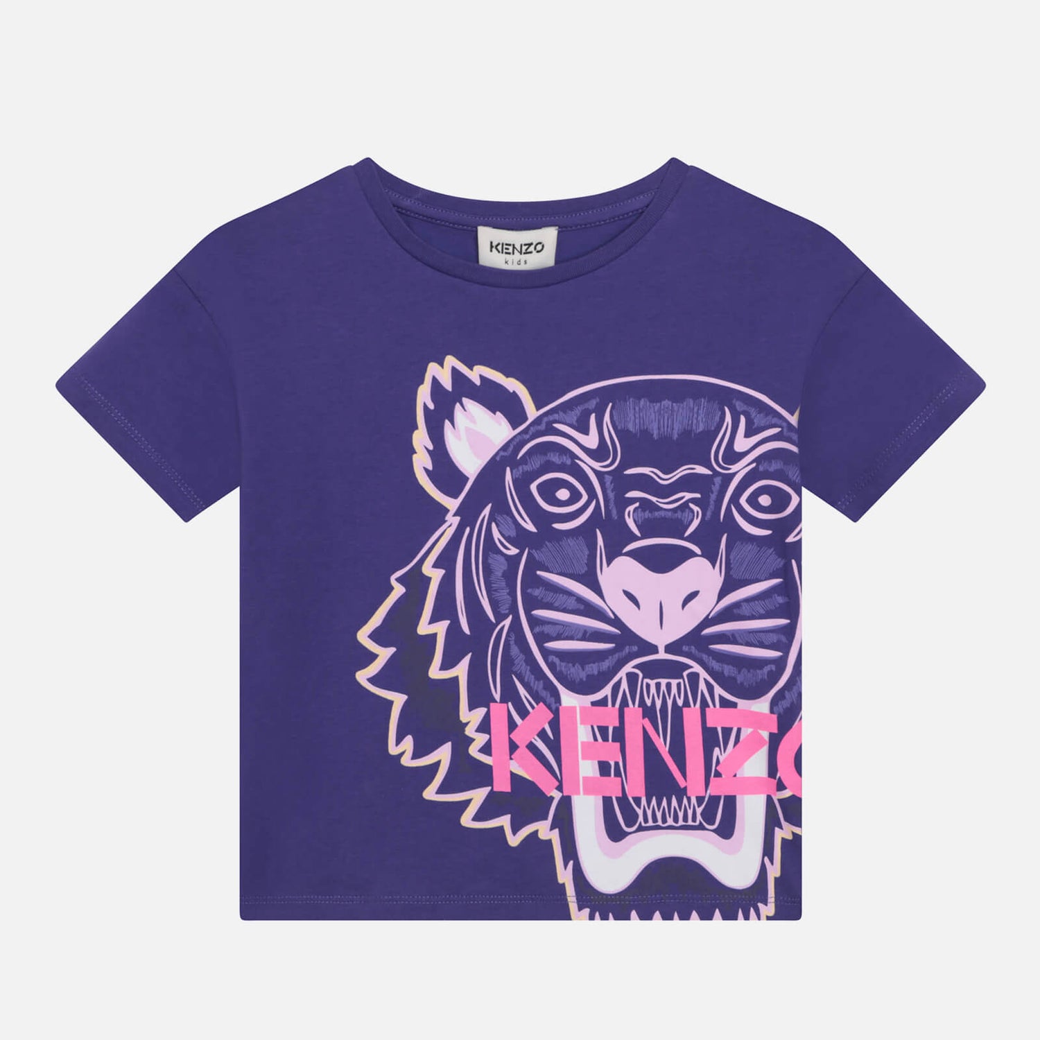 KENZO Girls' Short Sleeve Cotton-Jersey T-Shirt