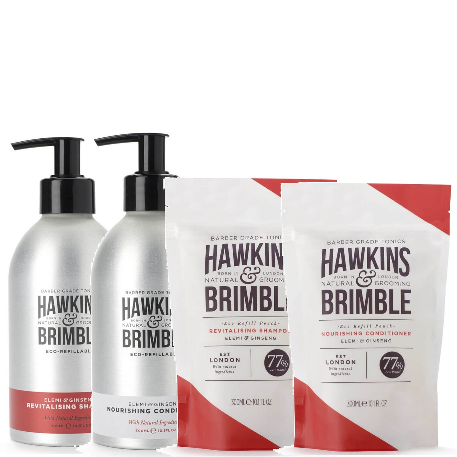Hawkins & Brimble Refill and Pouch Bundle