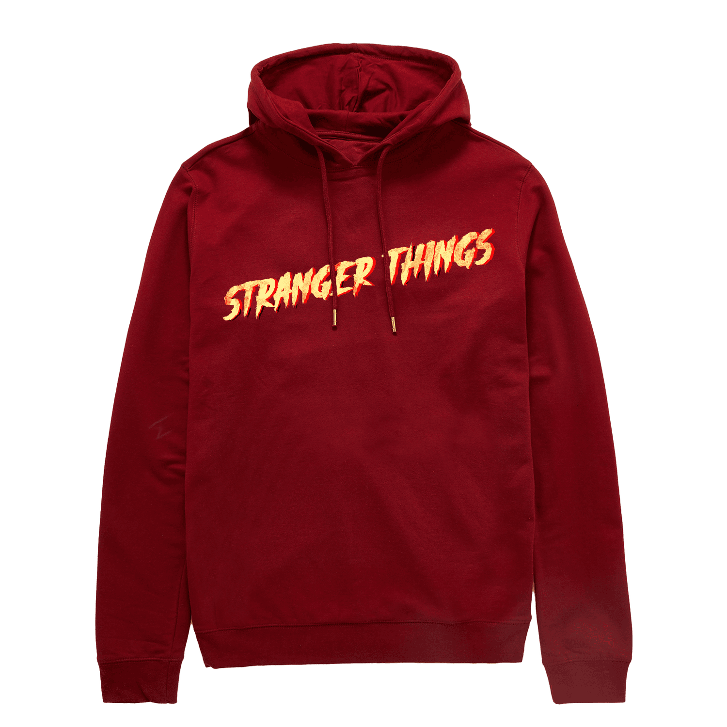 Sudadera con logo alternativo de Stranger Things - Borgoña