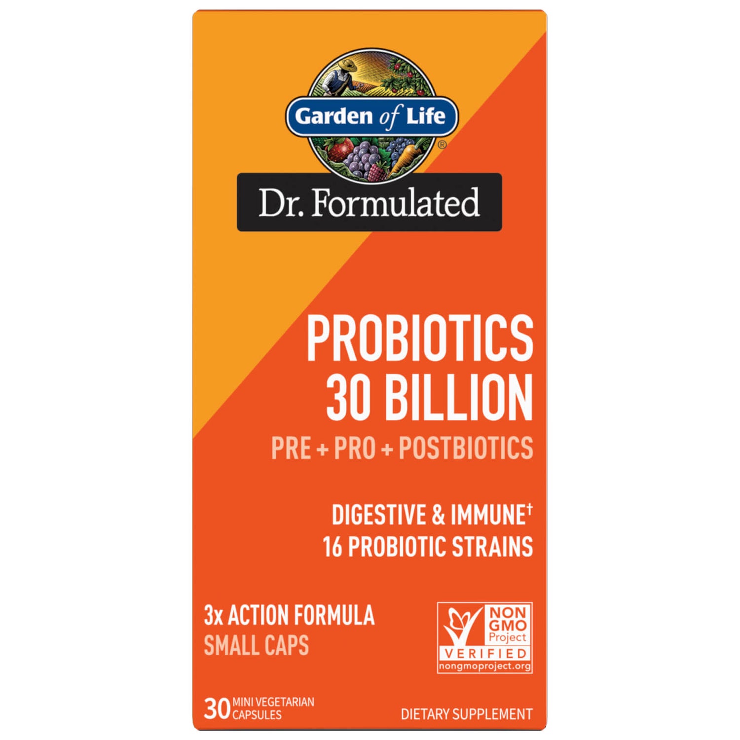 Dr. Formulated Probiotics 30B Pre+Pro+Postbiotics