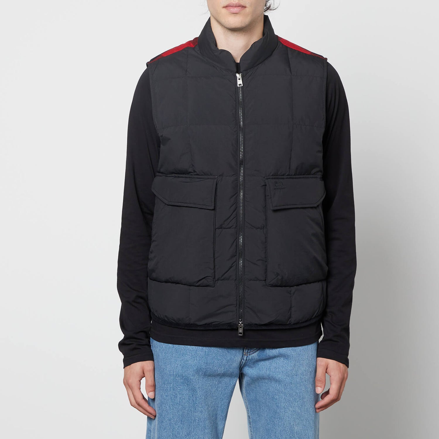 Woolrich Heritage Terrain Wool-Trimmed Quilted Shell Down Gilet