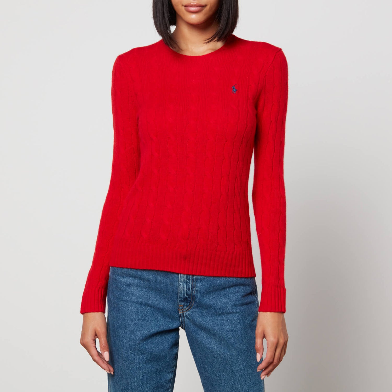 Polo Ralph Lauren Julianna Cable-Knit Wool and Cashmere-Blend Jumper - XS
