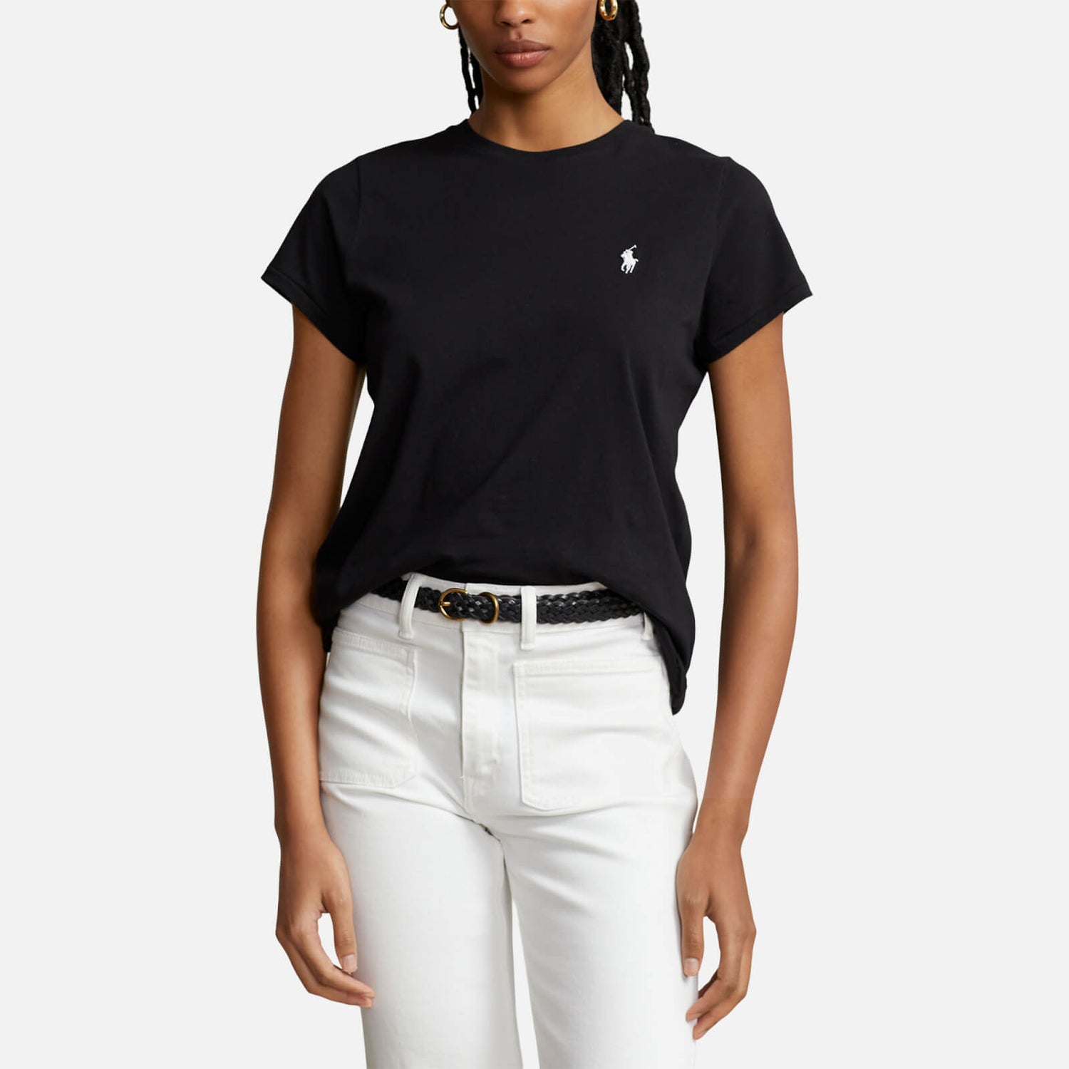 Polo Ralph Lauren Rundhals-T-Shirt aus Baumwolljersey - Polo Black - XS