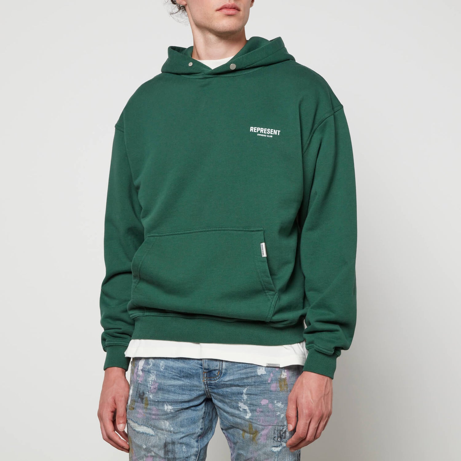Represent Owners Club Cotton-Jersey Hoodie - S