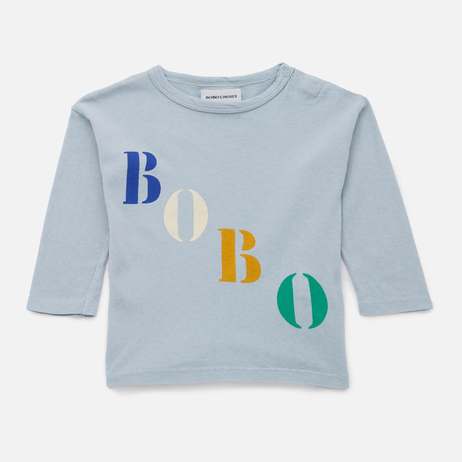 BoBo Choses Baby's Diagonal Logo Long Sleeve T-Shirt - 3-6 months