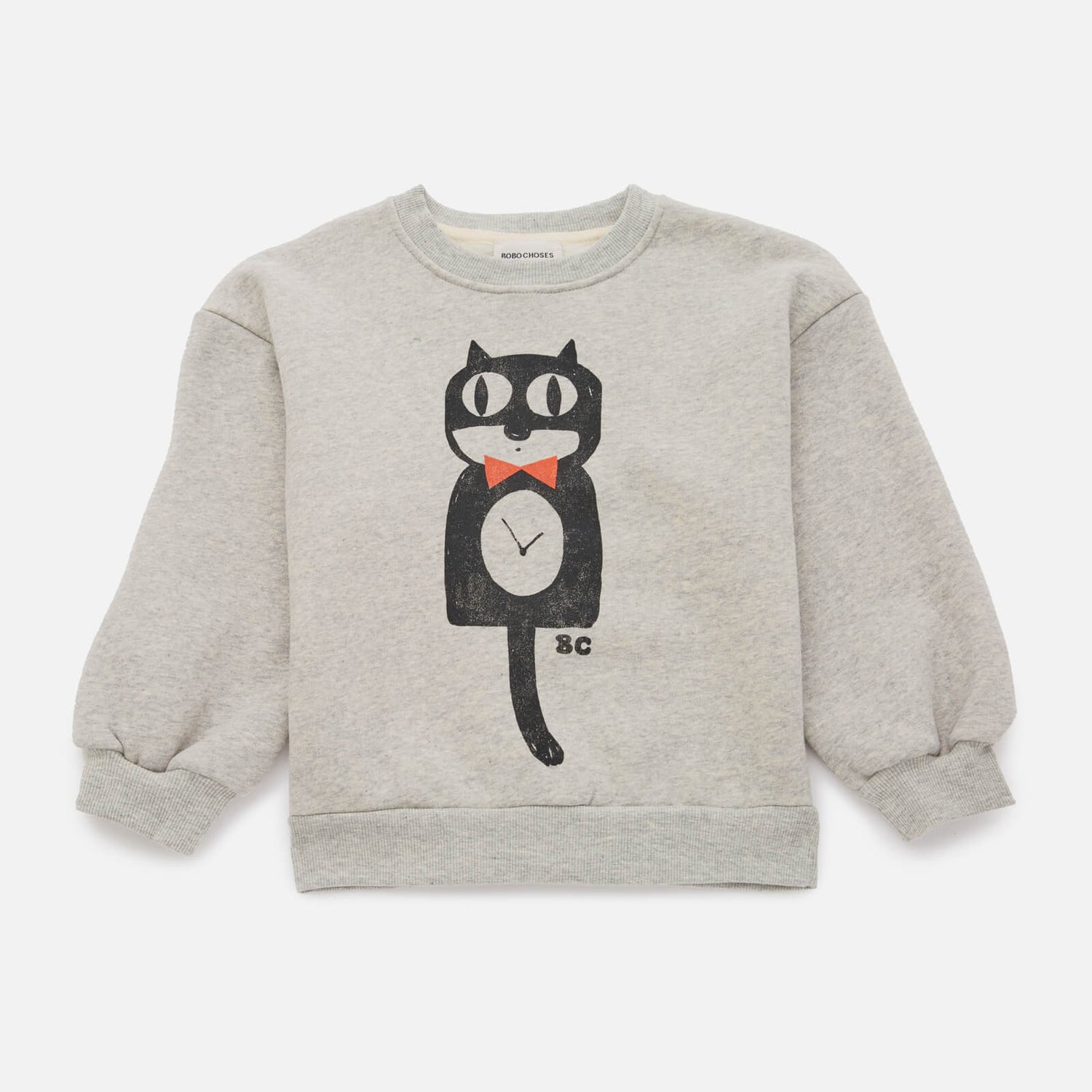 BoBo Choses Kids’ Cat O'Clock Cotton-Jersey Jumper - 2-3 years