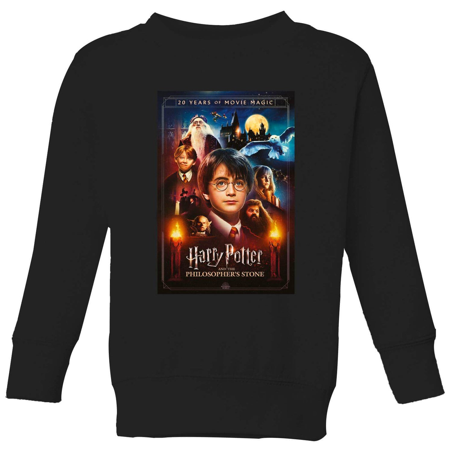 Harry Potter Philosopher's Stone Kids' Sweatshirt - Black