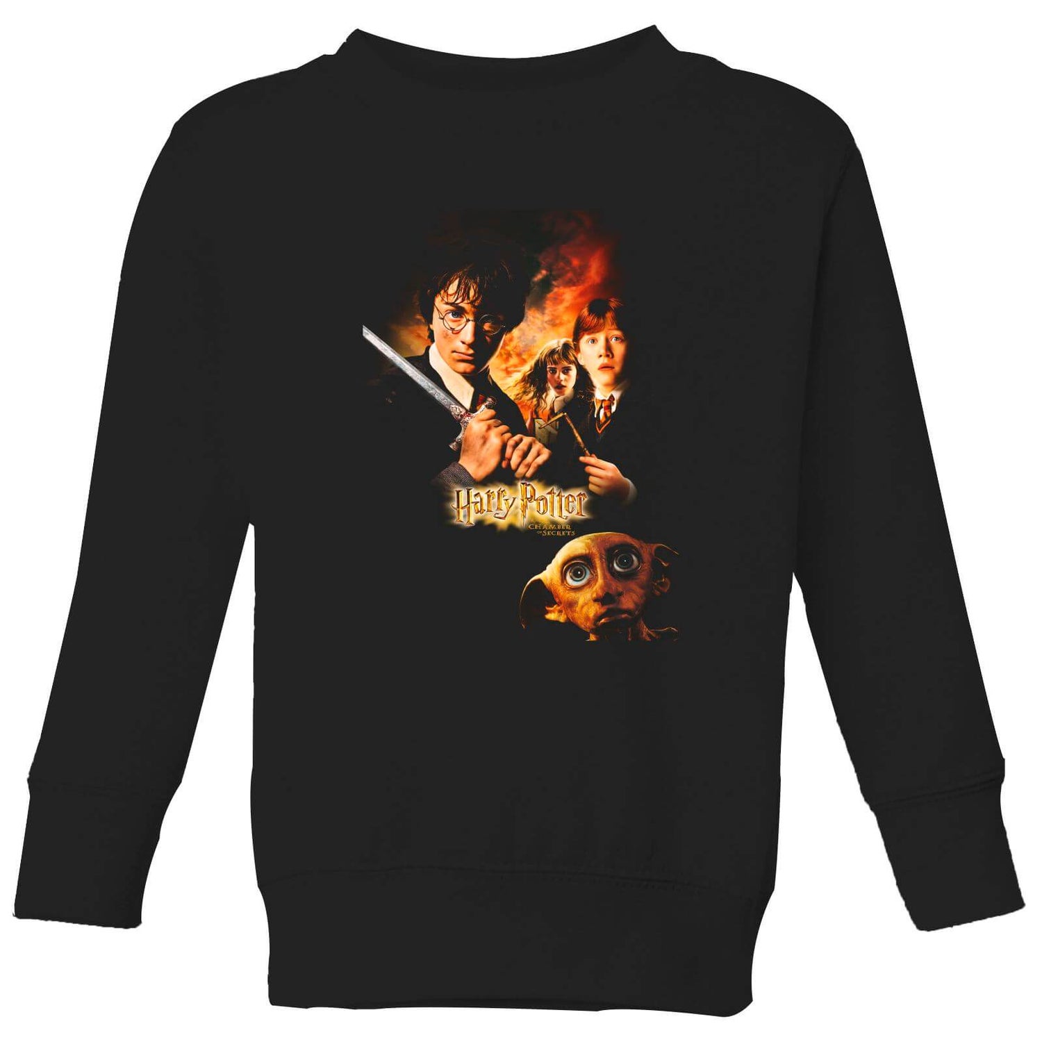 Harry Potter Chamber Of Secrets Kids' Sweatshirt - Black