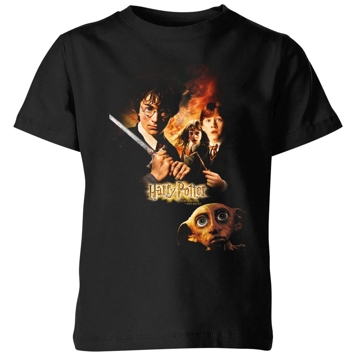 Harry Potter Chamber Of Secrets Kids' T-Shirt - Black