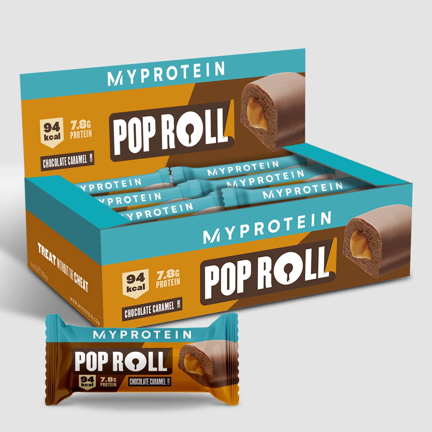 Pop Rolls - 12 x 27g - Schokolade Karamell