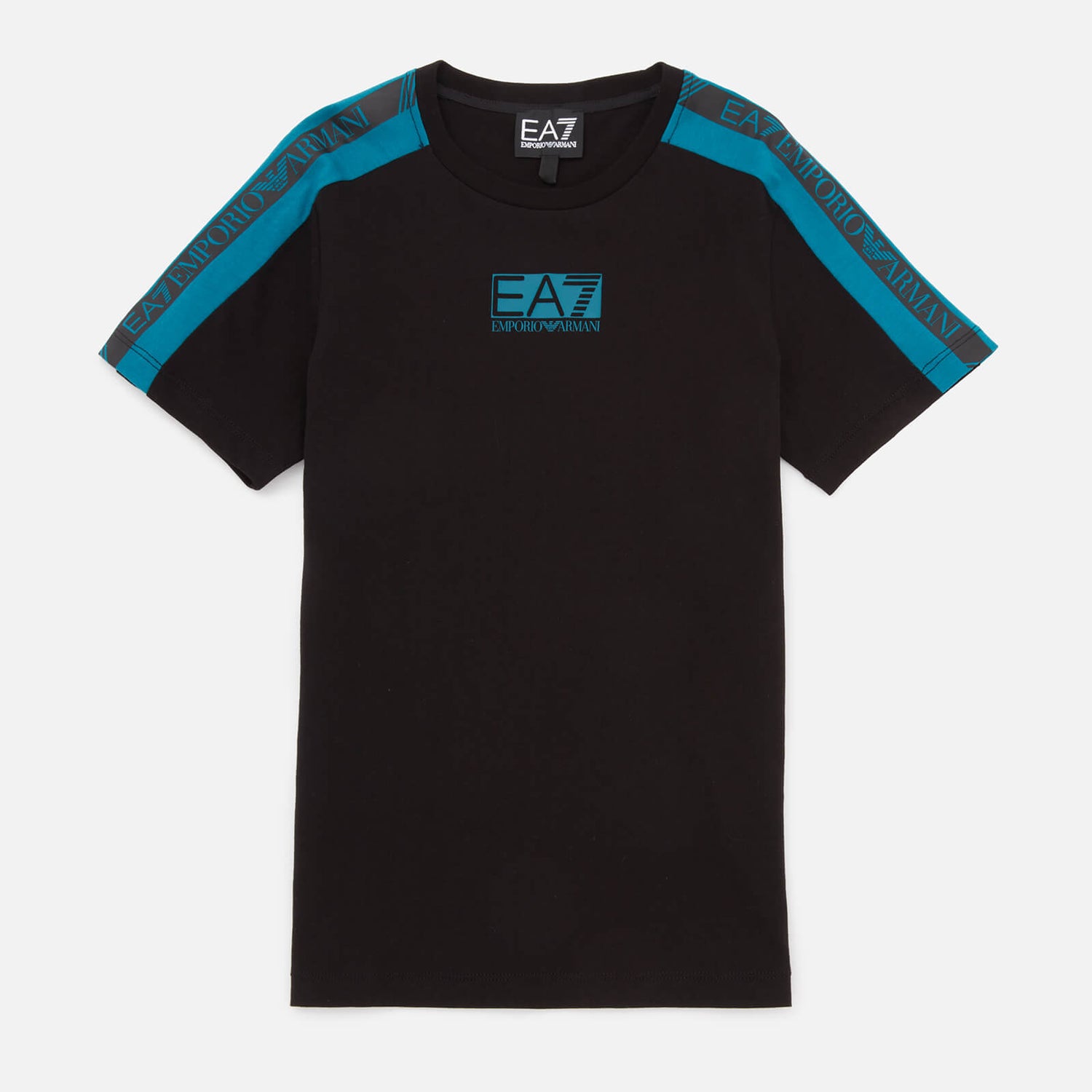 EA7 Boys’ Logo Series Cotton-Jersey T-Shirt - 10 Years