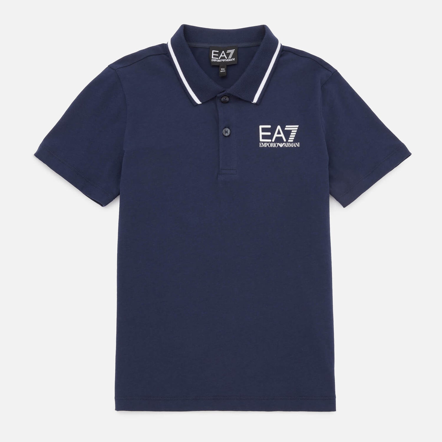 EA7 Boys’ Cotton-Jersey Polo Shirt