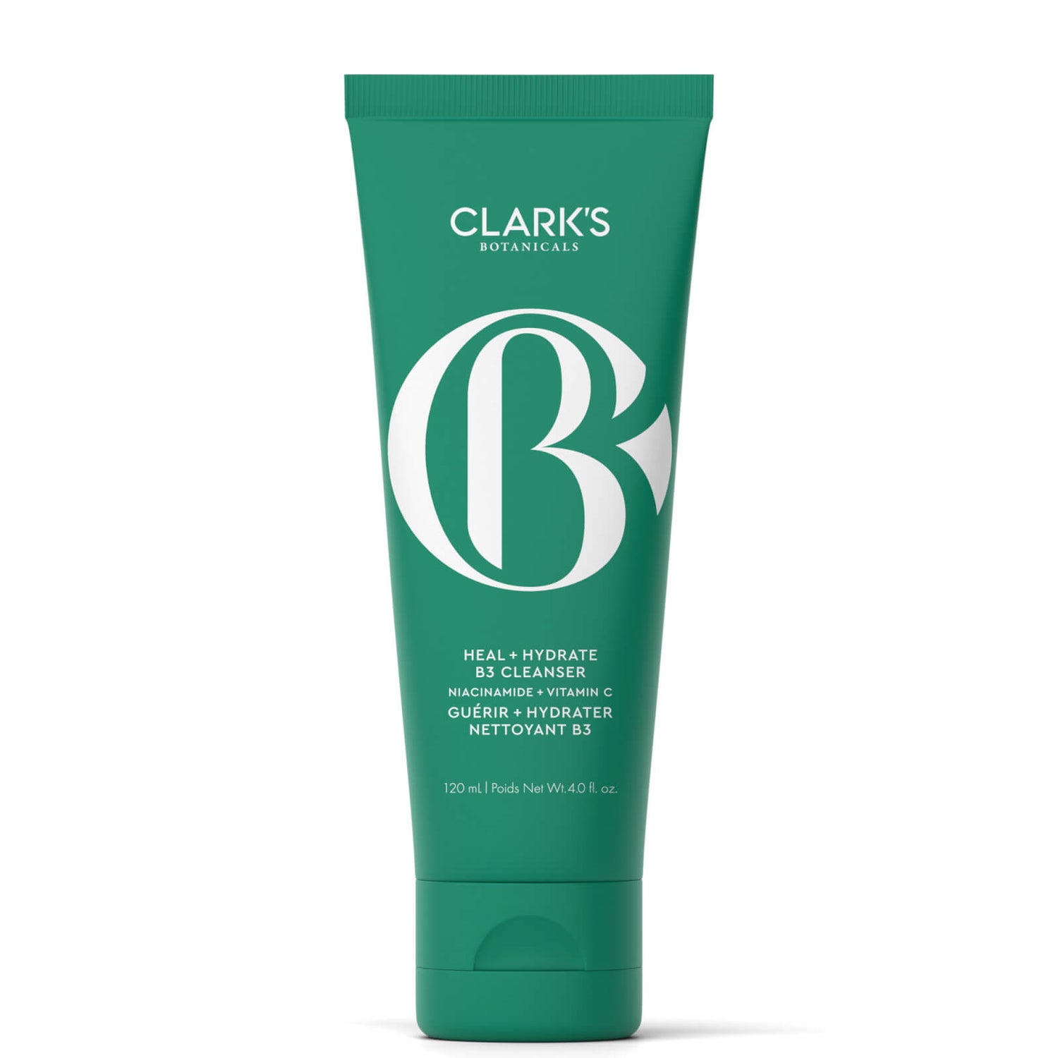 Clark's Botanicals Heal and Hydrate B3 Cleanser 120ml