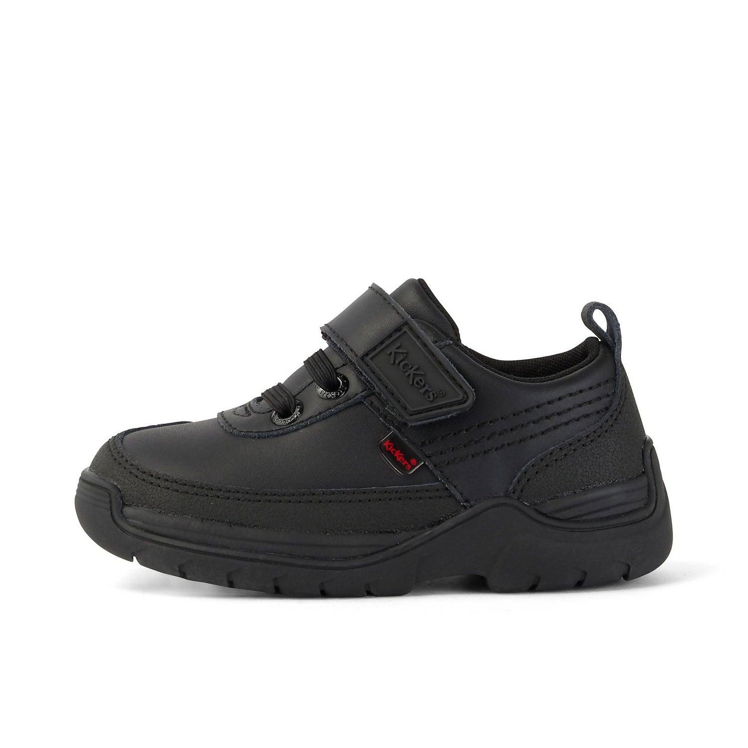 Kickers Infant Stomper Lo Leather Shoes - Black