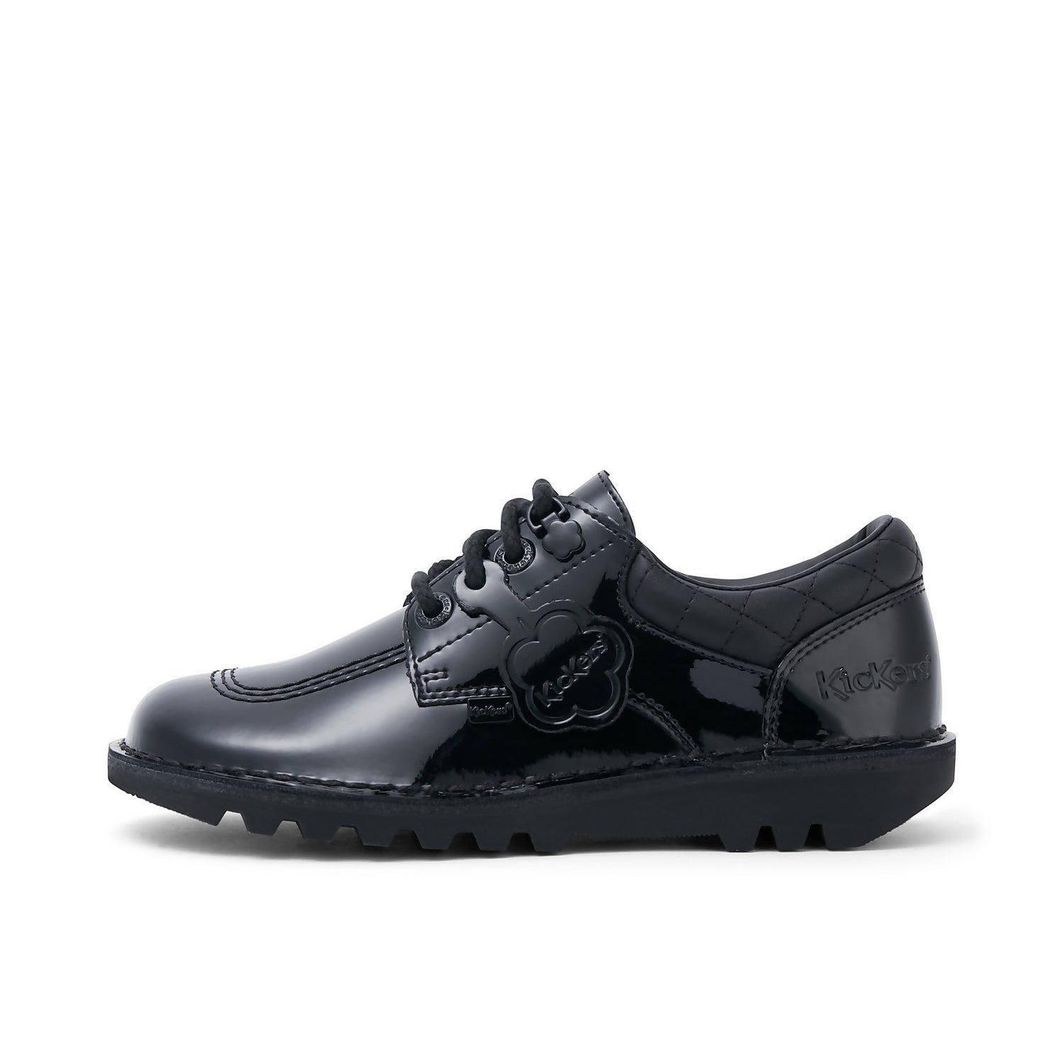Youth Womens Kick Lo Quilt Patent Leather Black