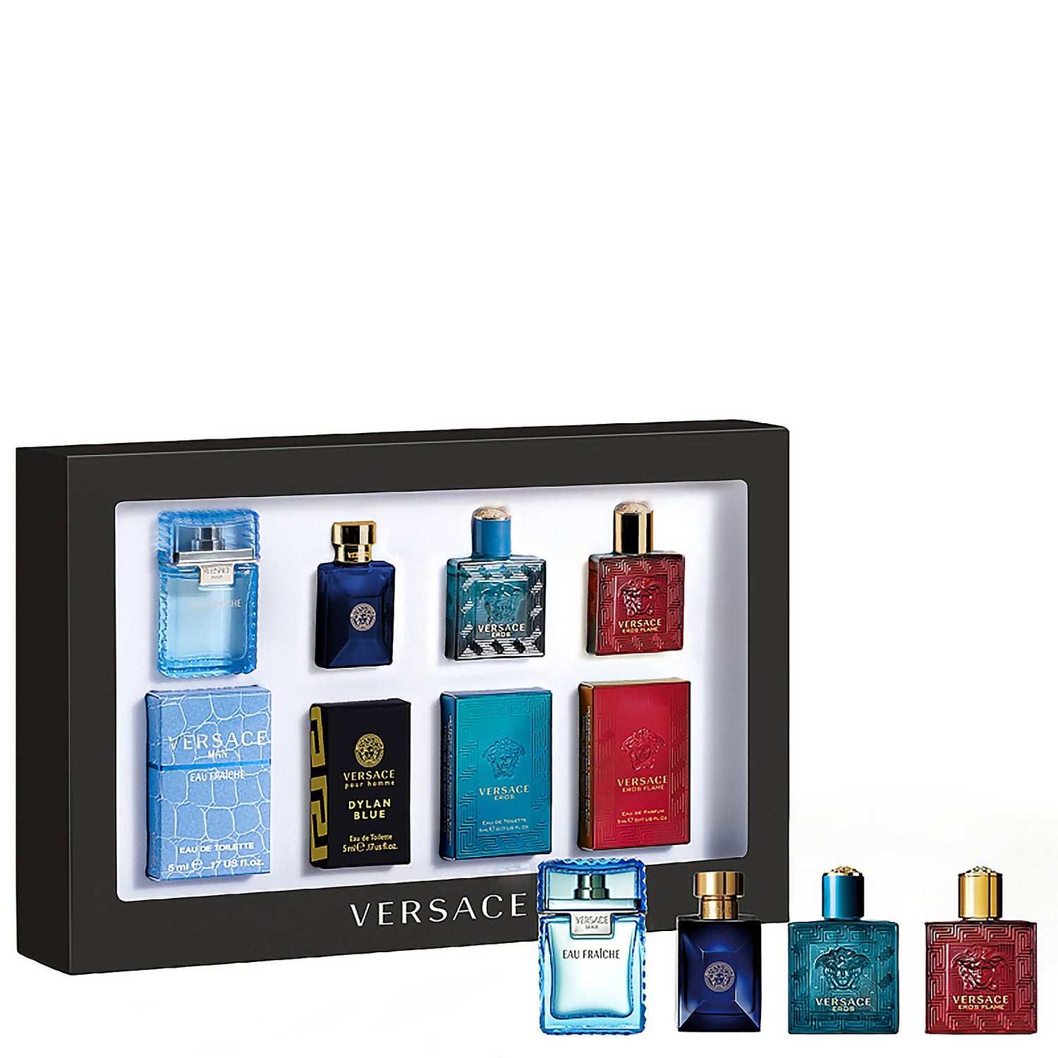 Versace blue jeans gift set top
