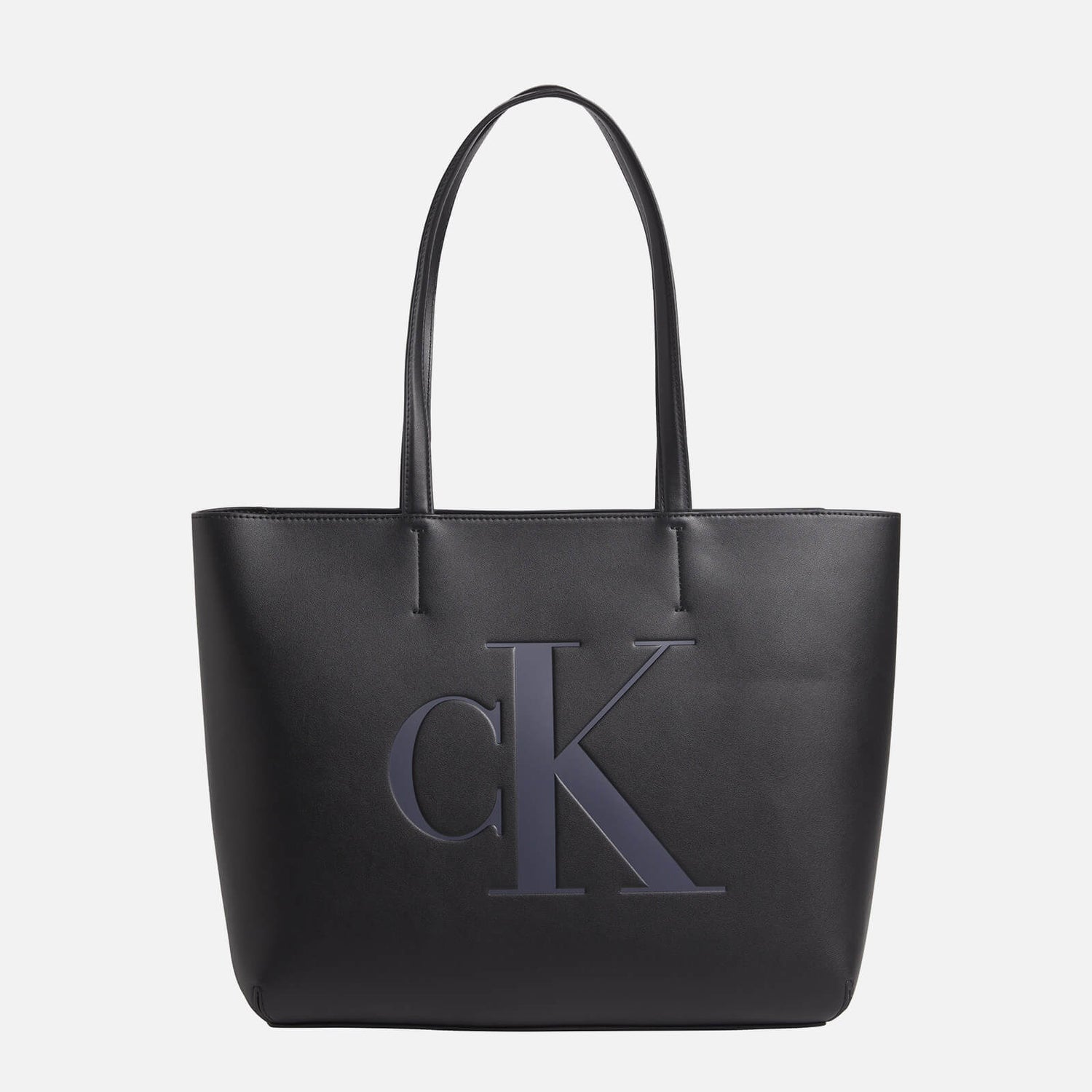 Calvin Klein Jeans Logo-Embossed Faux Leather Bag