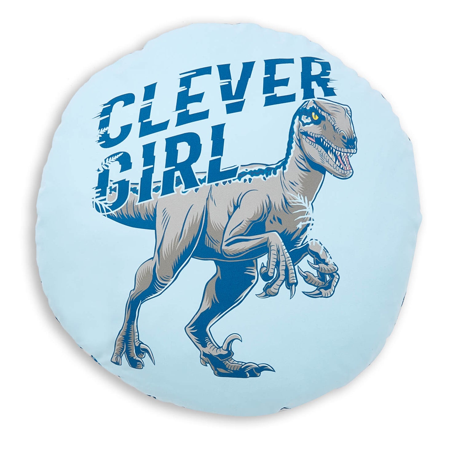Jurassic World Clever Girl Round Cushion