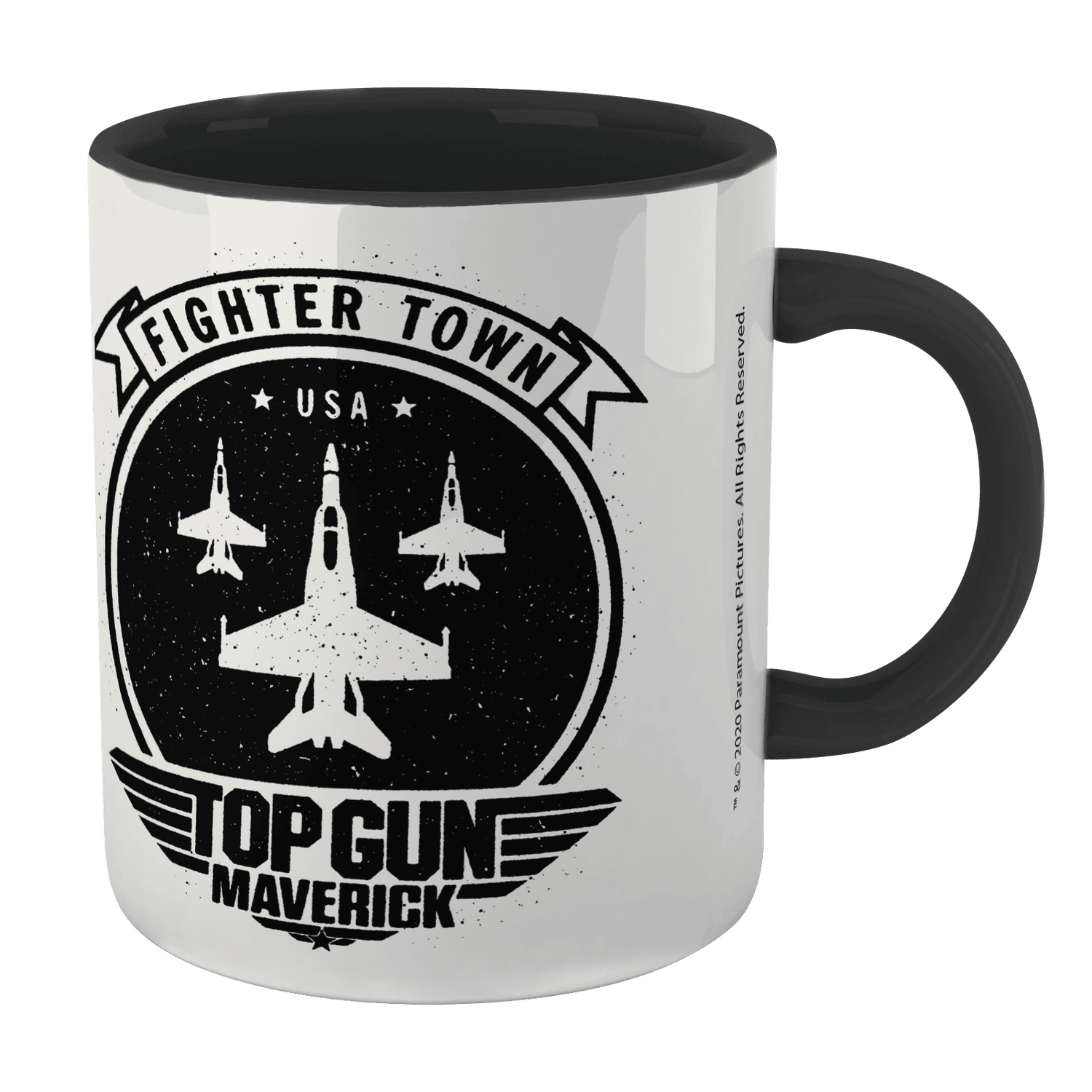 Mug Top Gun Maverick Fighter Town USA - Noir