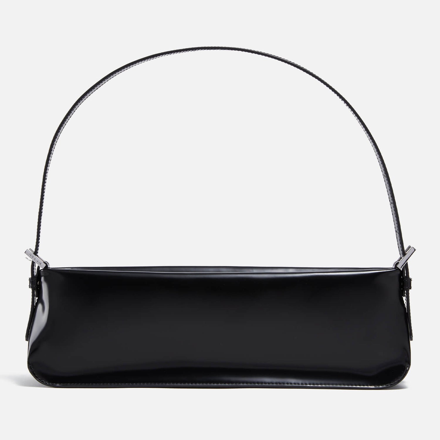 BY FAR Dulce Patent-Leather Shoulder Bag