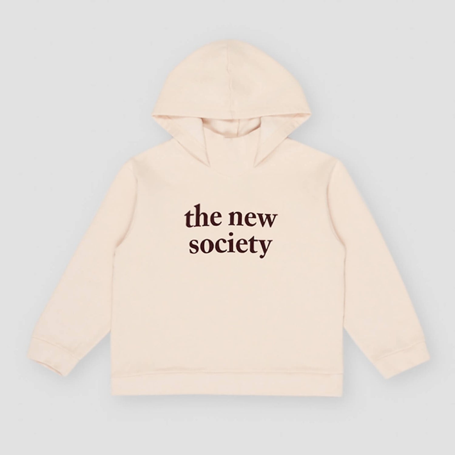 The New Society Girls' Logo-Detailed Cotton Hoodie - 14 Years