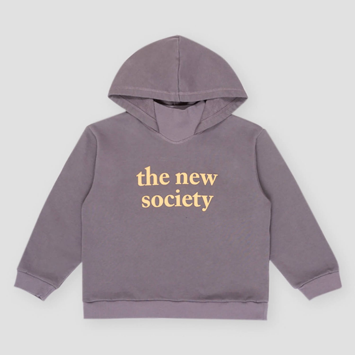 The New Society Girls Logo-Detailed Cotton Hoodie - 4 Years