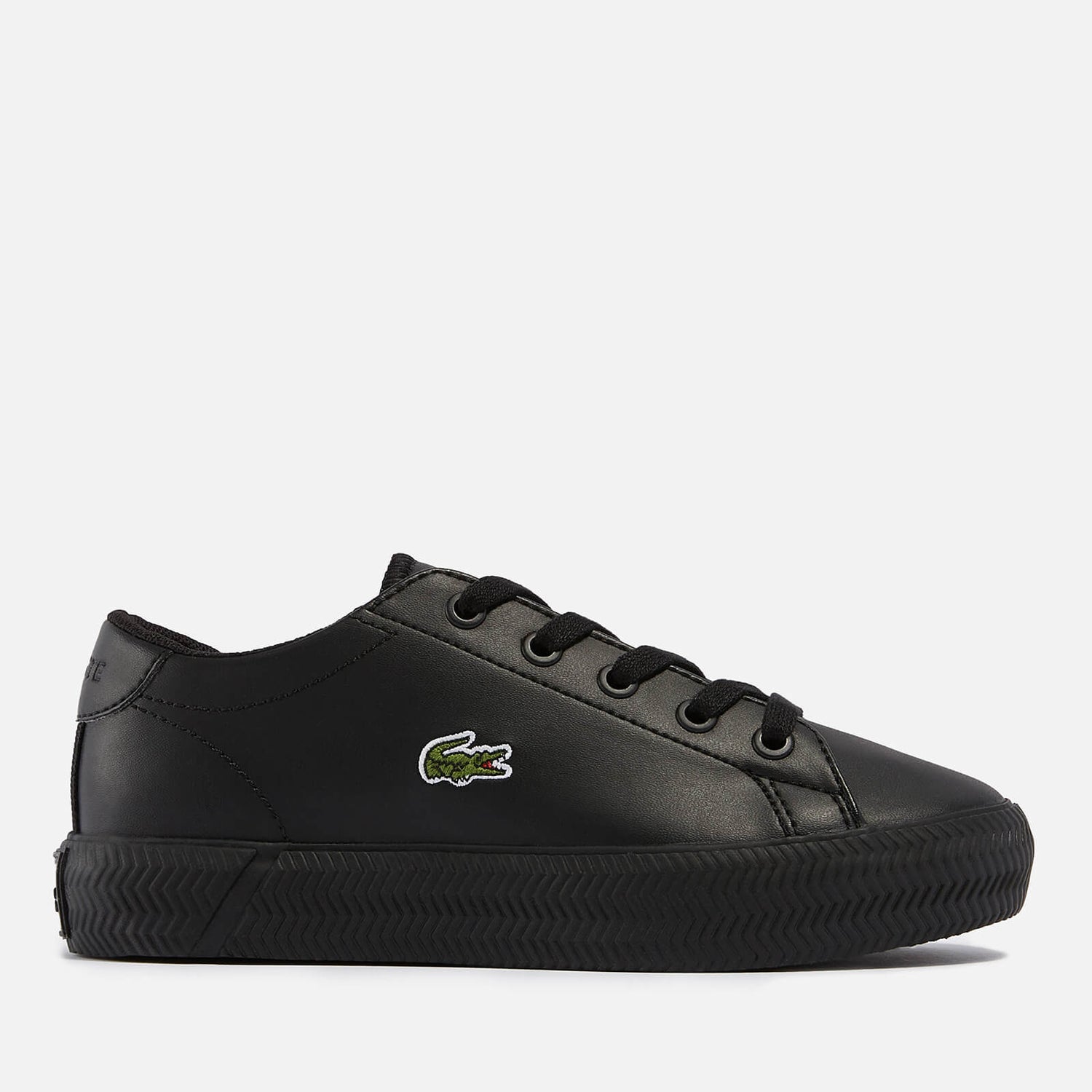 Lacoste Kids' Gripshot Faux Leather Trainers - UK 10 Kids