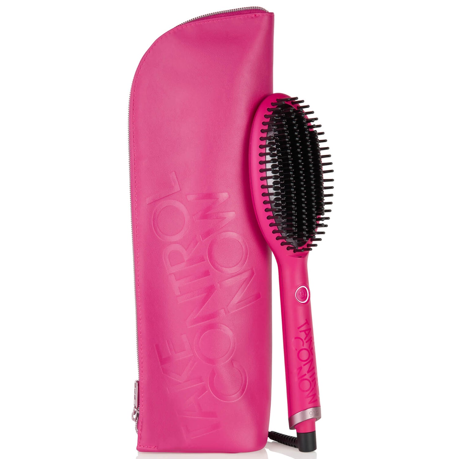 ghd Glide Smoothing Hot Brush in Orchid Pink