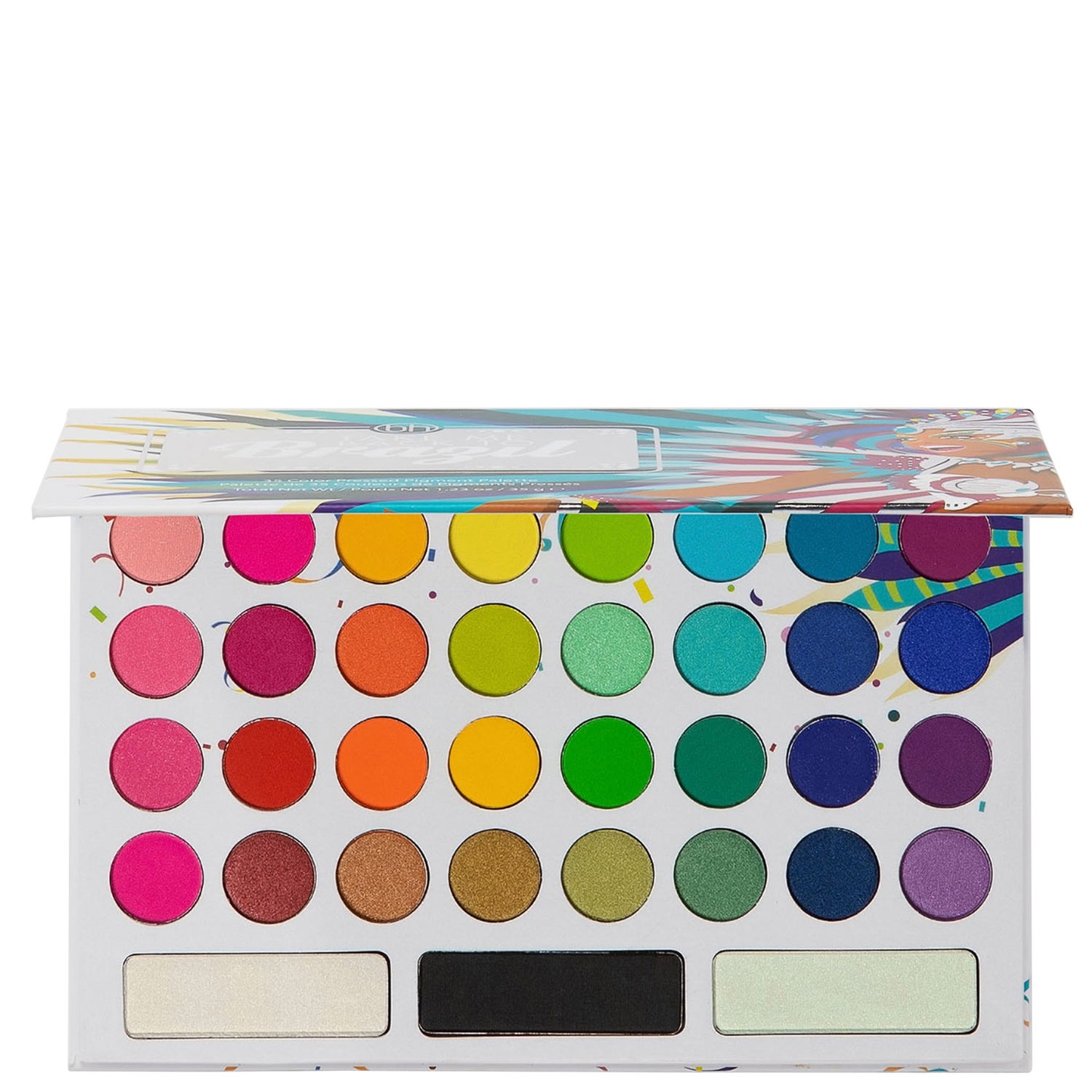 BH Cosmetics Take Me Back To Brazil - 35 Color Pressed Pigment Palette