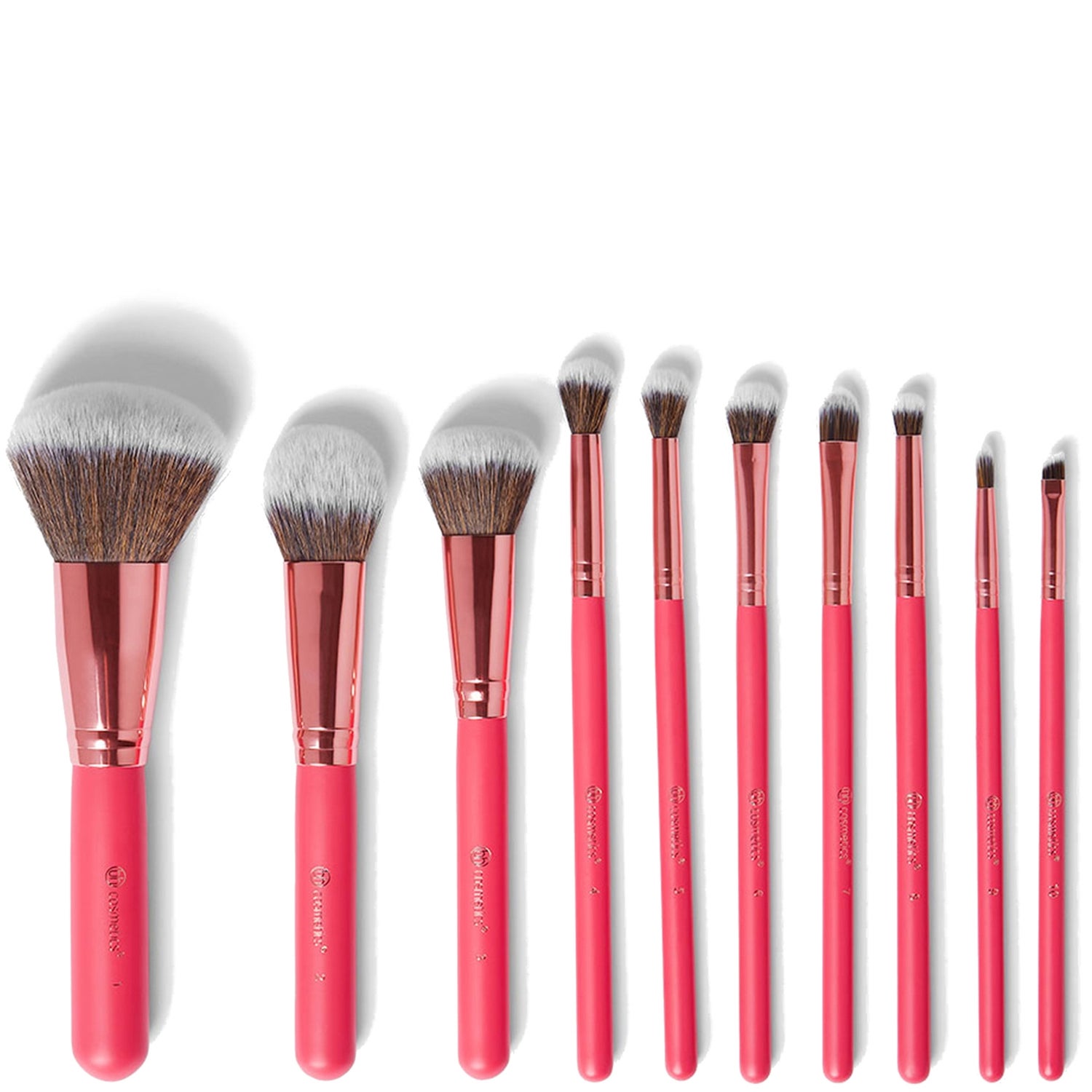 BH Cosmetics Bombshell Beauty - 10 Piece Brush Set