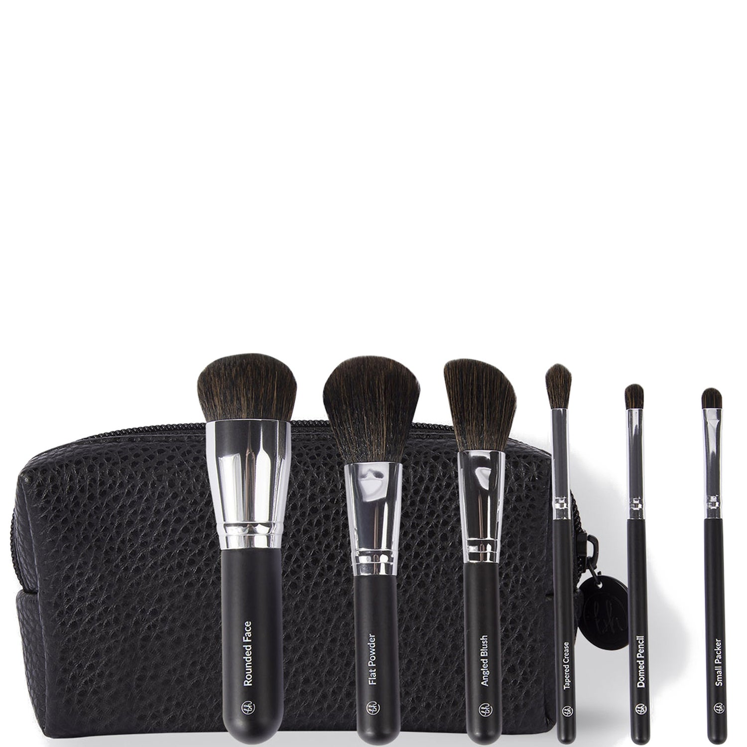 BH Cosmetics Mini Essentials - 6 Piece Travel Brush Set with Bag