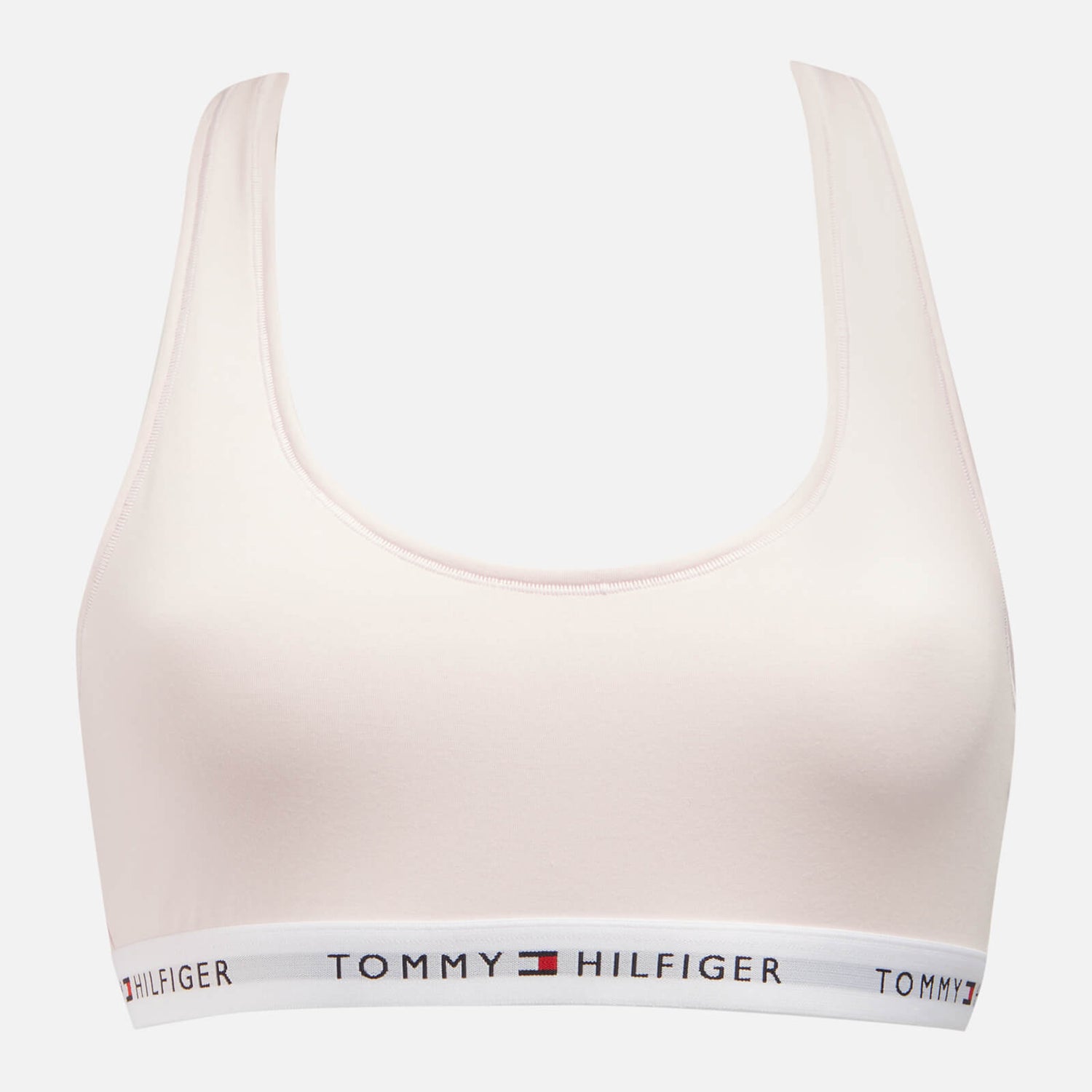 Tommy Hilfiger Logo-Jacquard Jersey Bralette - XS