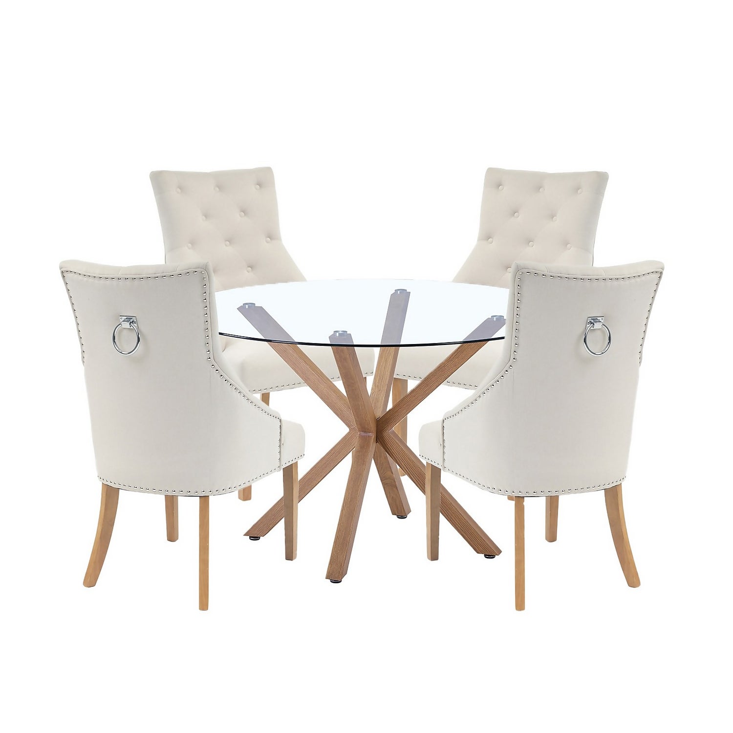 Homebase ludlow dining table and sale chairs