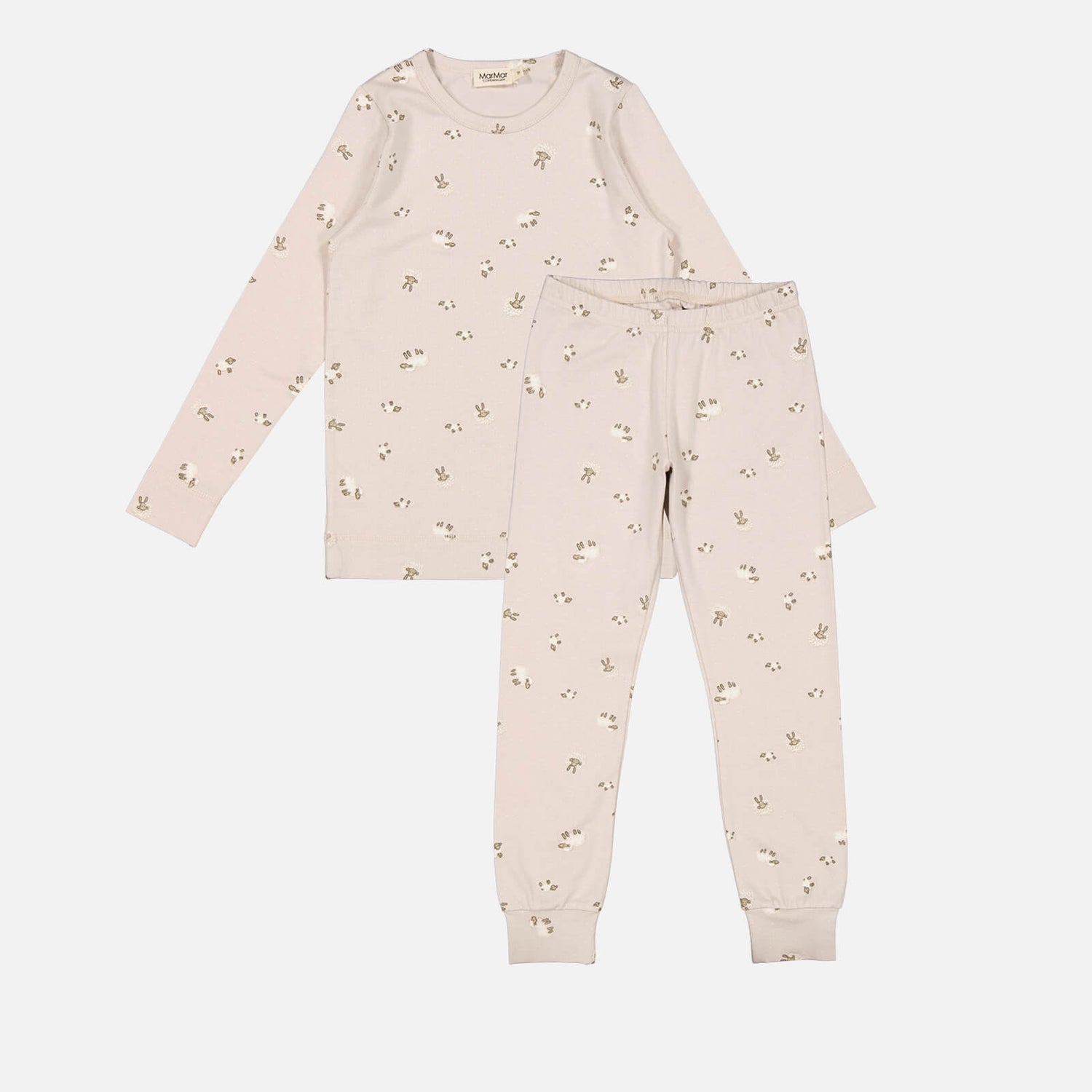 MarMar Copenhagen Kids' Lamb Printed Jersey Pyjamas - 4 Years