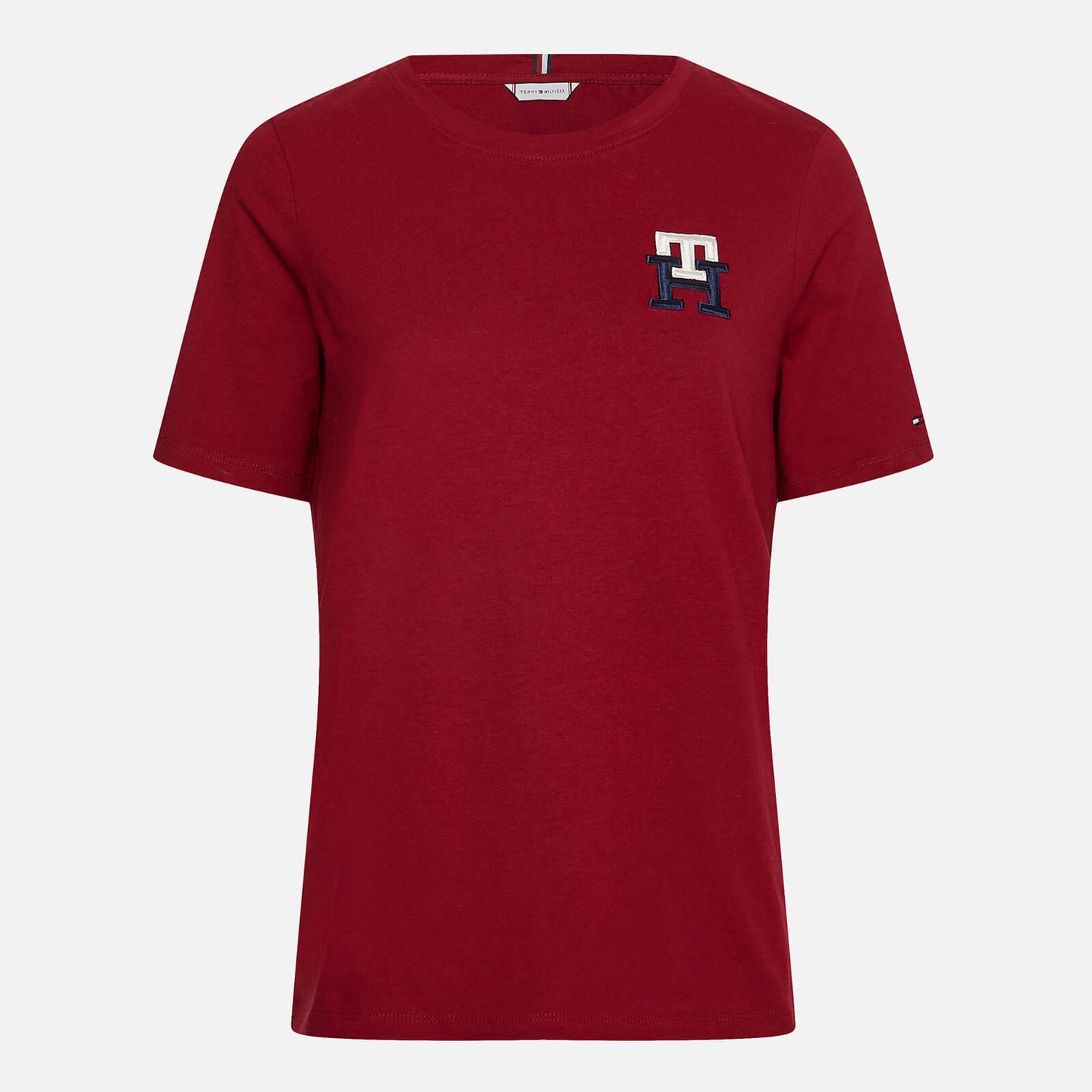 Tommy Hilfiger Embroidered Logo Cotton T-Shirt - XS