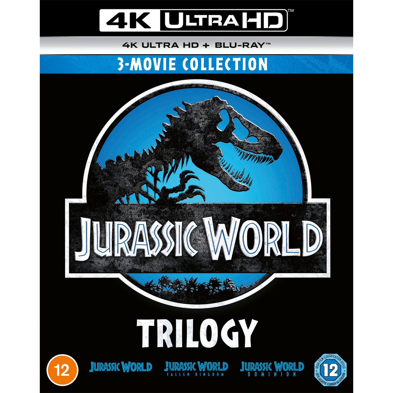 Films Blu Ray 4k Jurassic World Trilogy 4K Ultra HD (includes Blu-ray) 4K - Zavvi UK