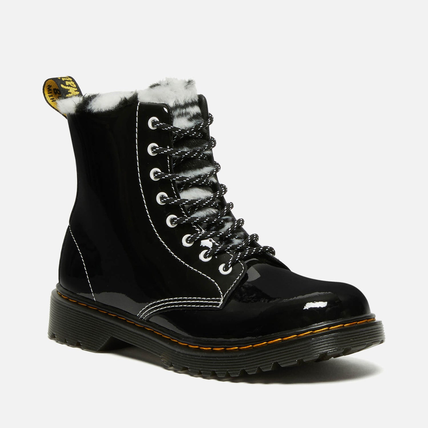 Dr. Martens Youth 1460 Serena Lamper Patent Leather Boots - UK 3 Kids