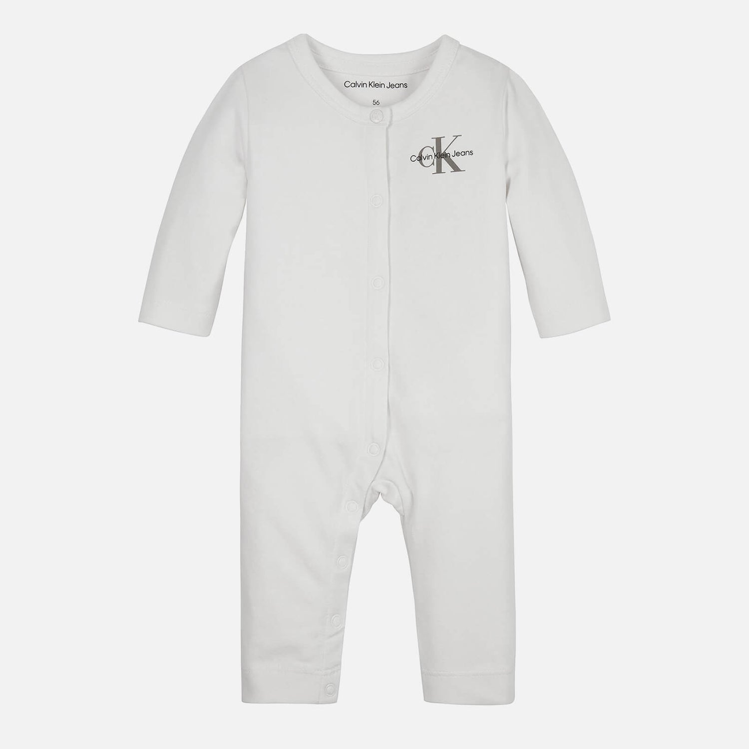 Calvin Klein Baby Stretch-Cotton Jersey Baby Grow - 9-12 months