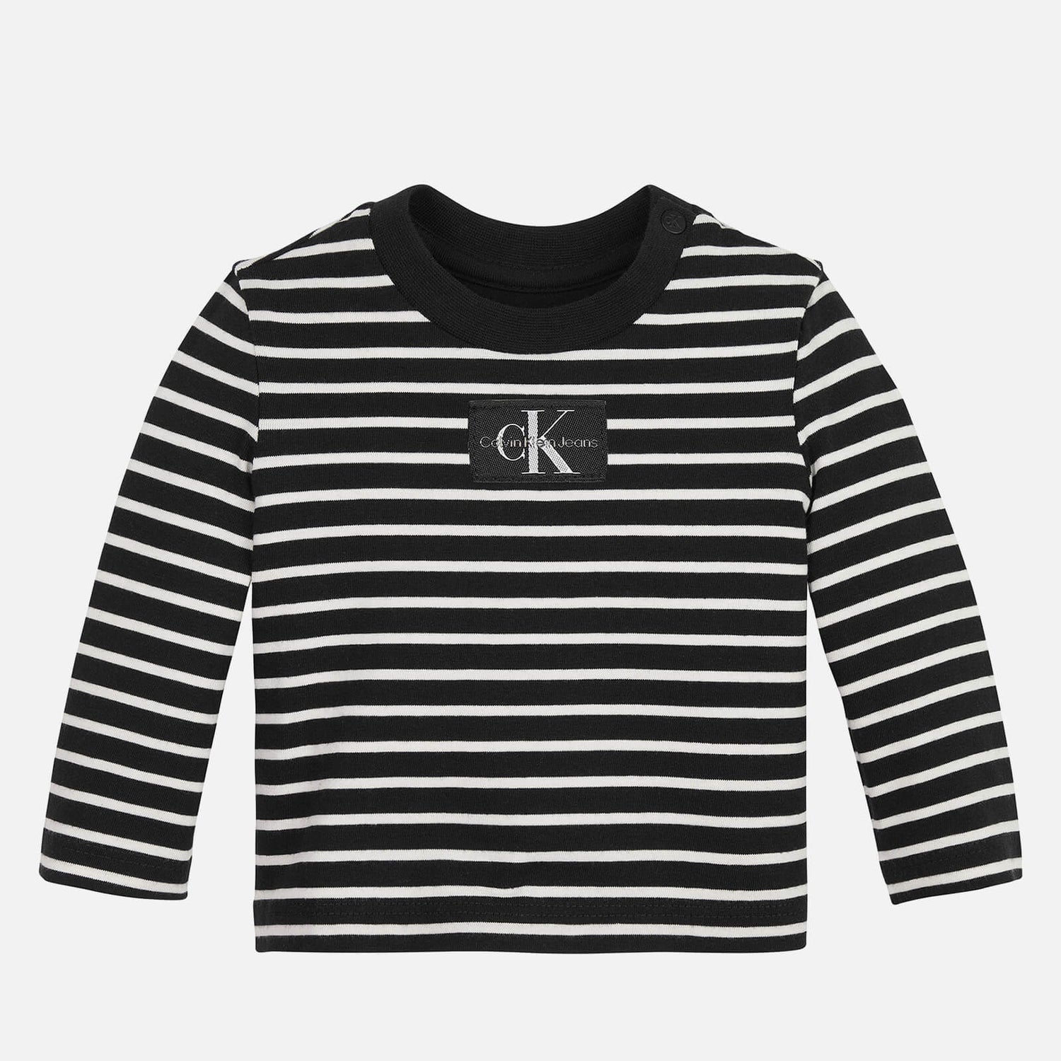 Calvin Klein Baby Striped Stretch-Cotton T-Shirt - 3-6 months