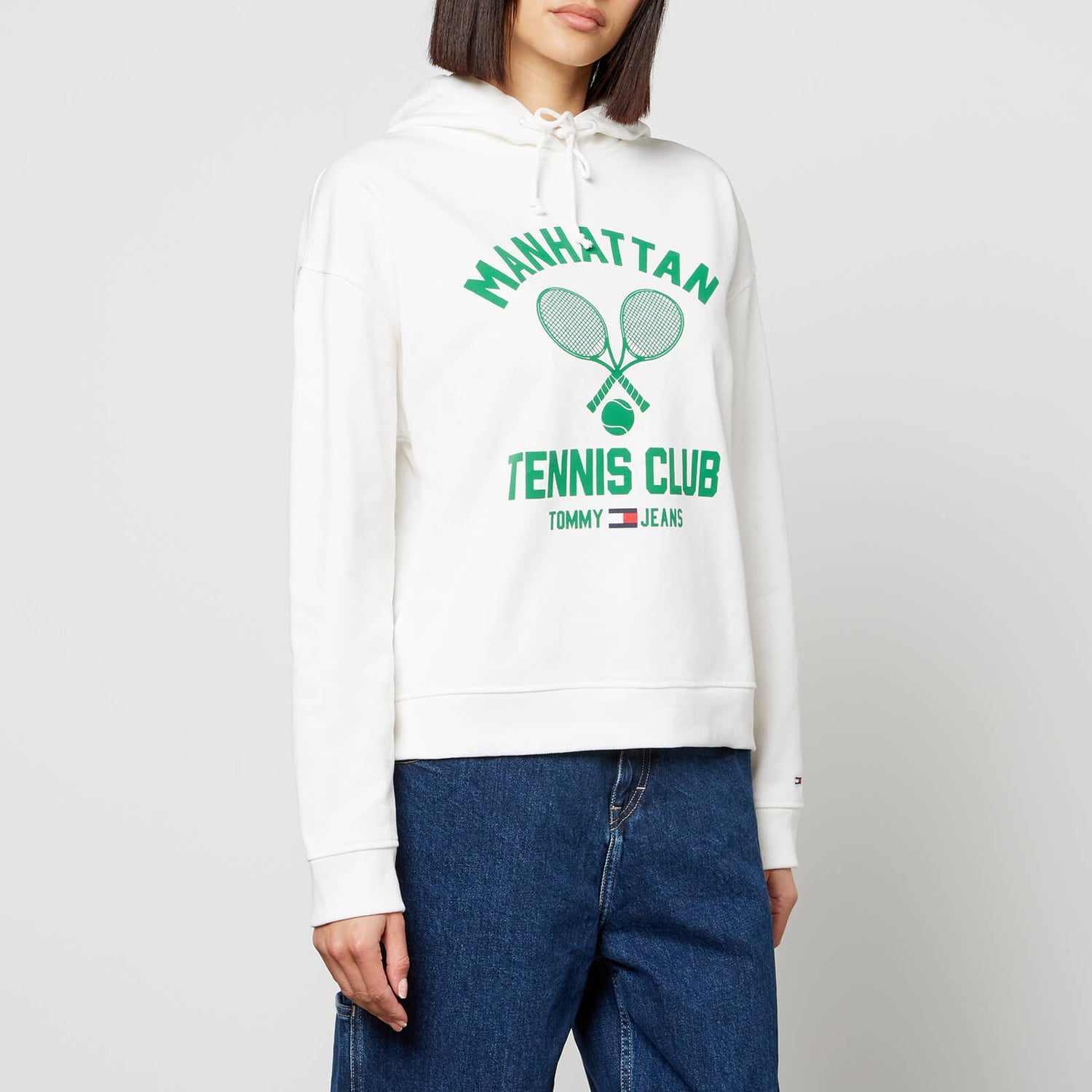 Tommy Jeans Relaxed Tennis Club Cotton Hoodie - XS