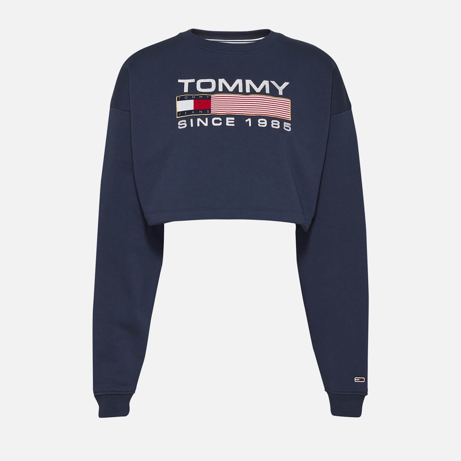 Tommy Jeans Women's Super Crop Top Modern Crew - Twilight Navy - XS