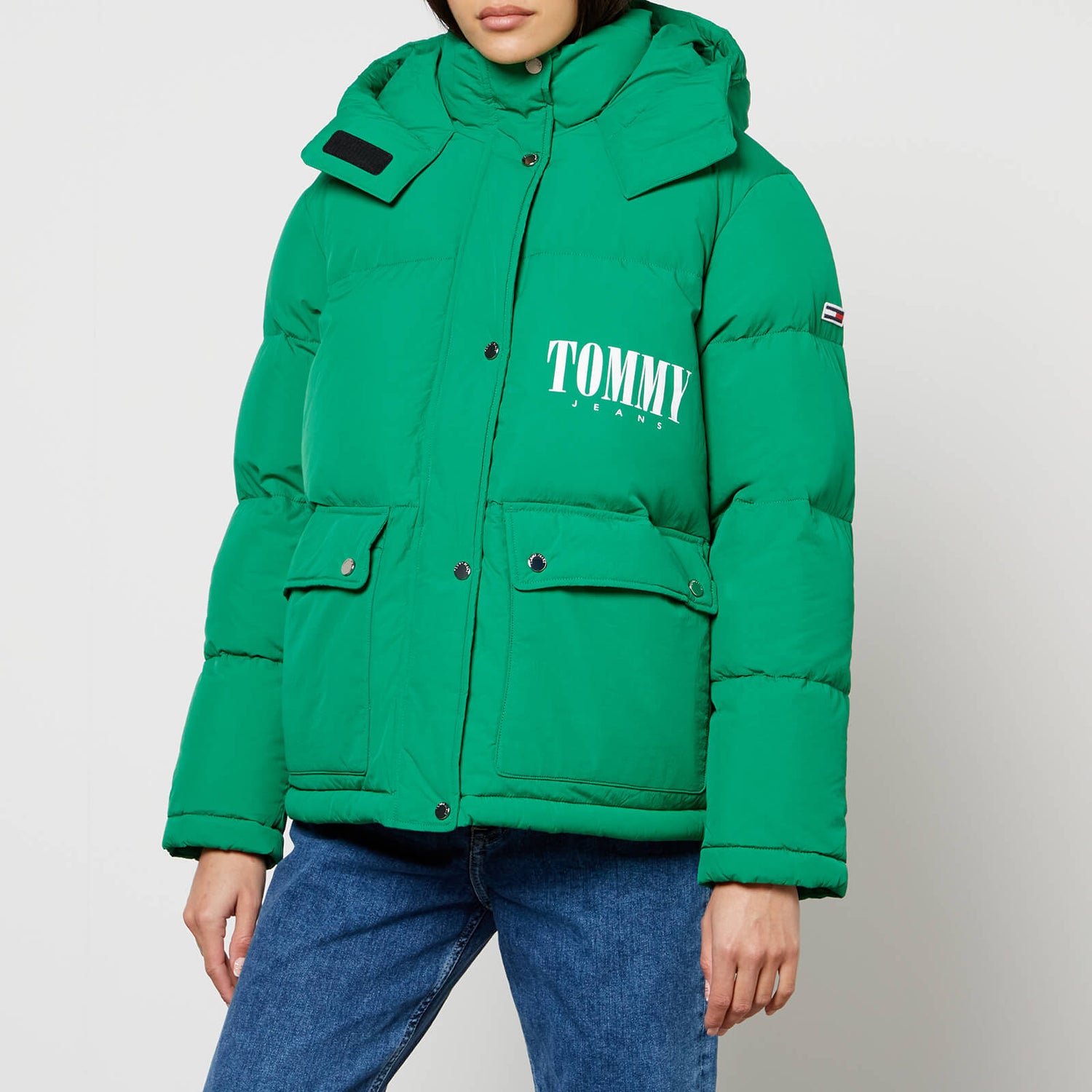 Tommy Jeans Recycled Shell Hooded Puffer Coat